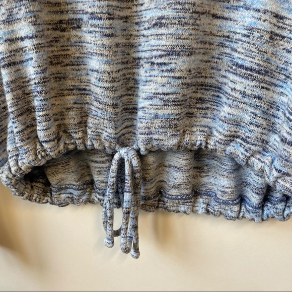 Aerie Knit Top Jersey Pullover Blue Brushed Soft and Cozy Women's Size XS - Picture 9 of 9